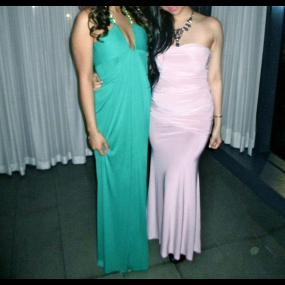 BCBG Full Length Halter Dress - Picture 4 of 4